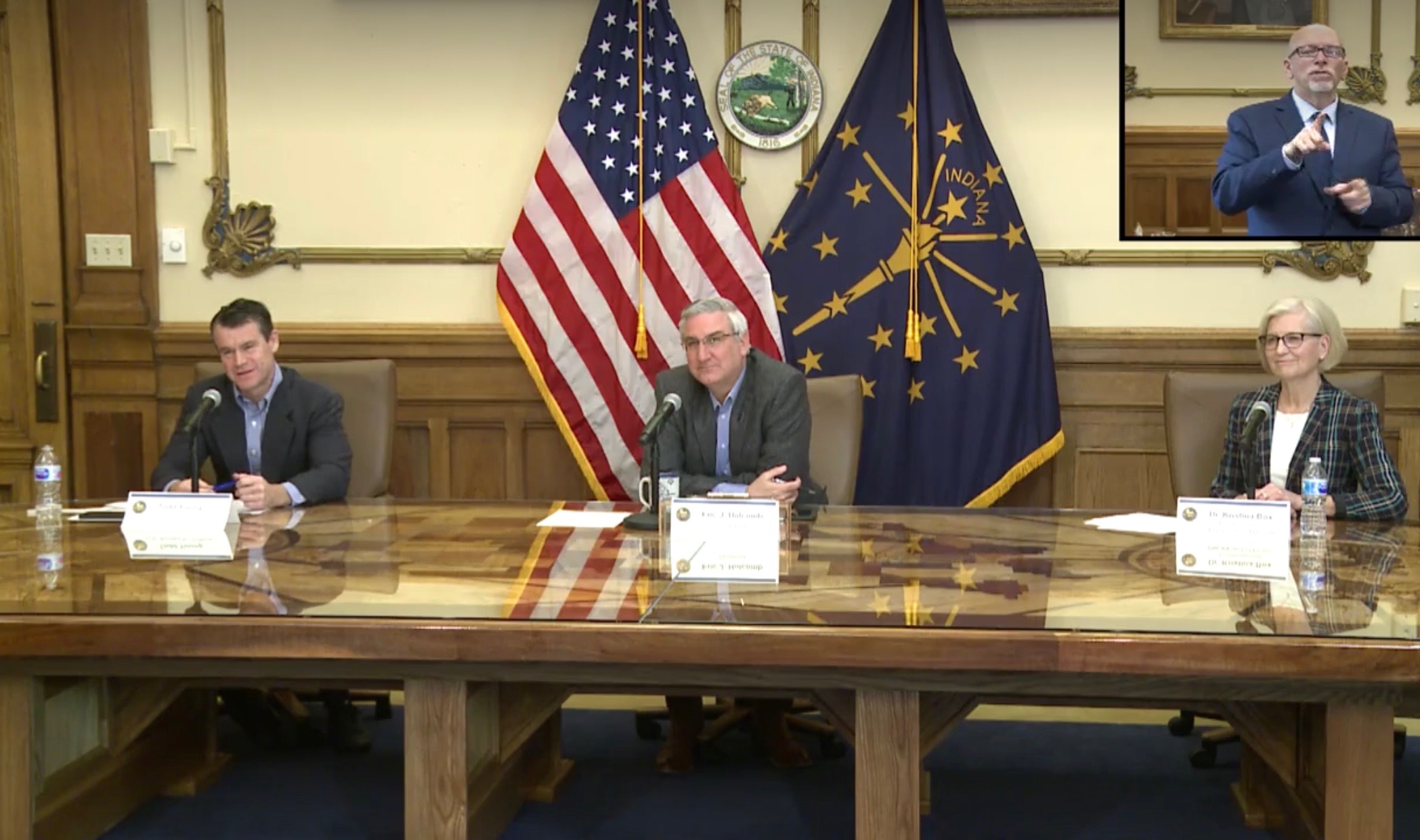 Holcomb press conference