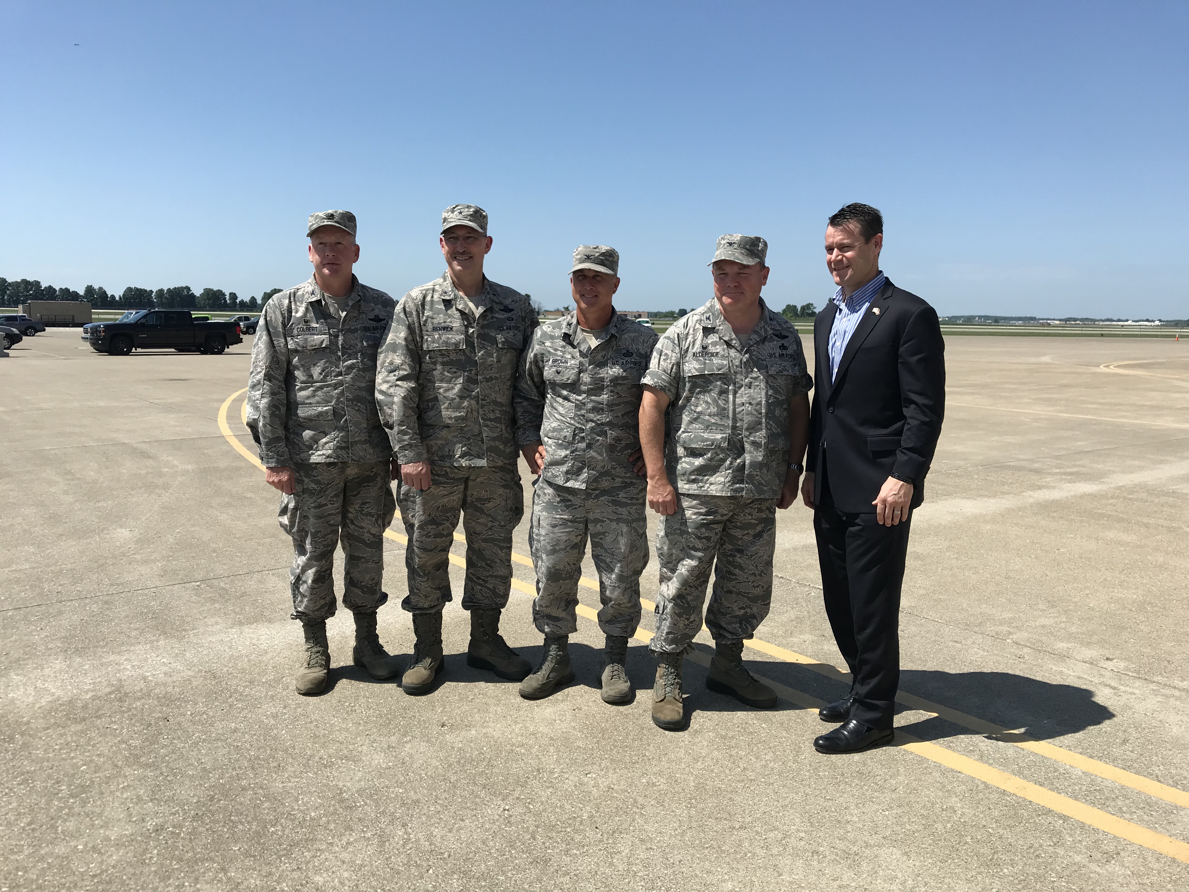 Young Visits Key Indiana Military Bases 3