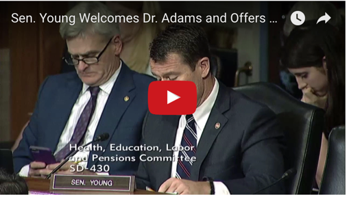 Dr. Jerome Adams Confirmation Hearing Youtube Image